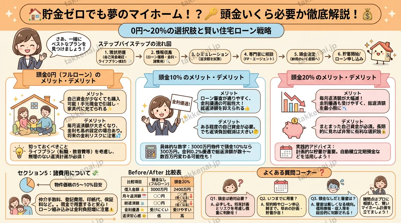 頭金はいくら必要?