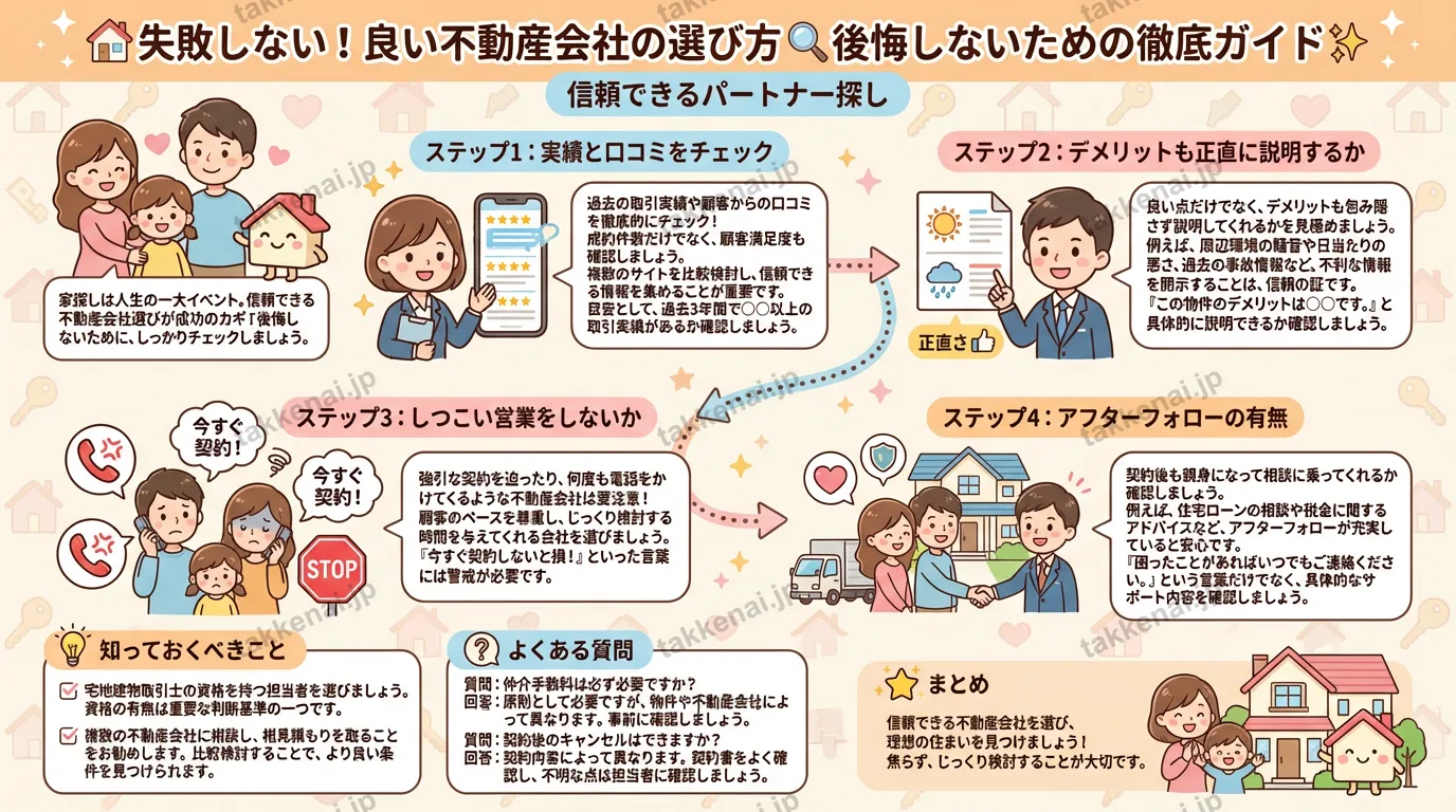 良い不動産会社の選び方