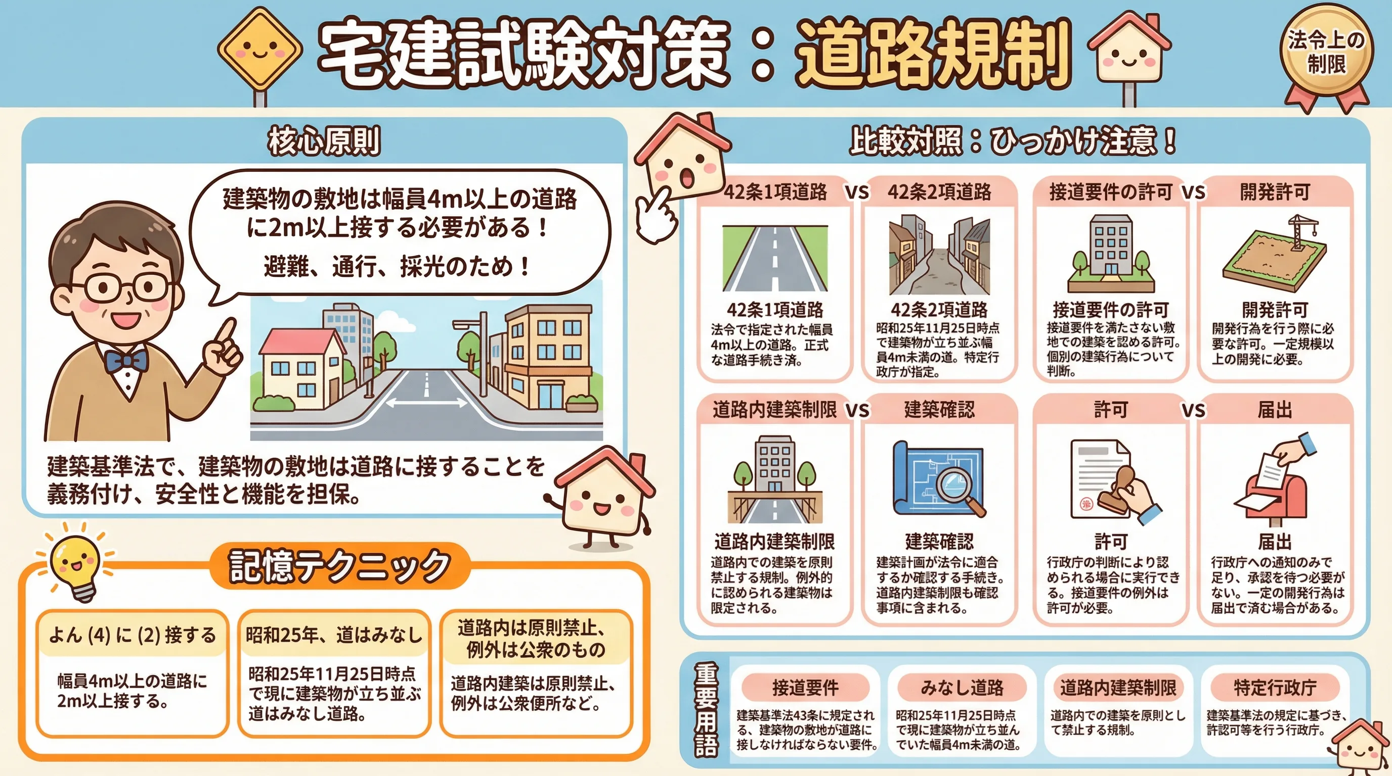 道路規制のインフォグラフィック|法令上の制限
