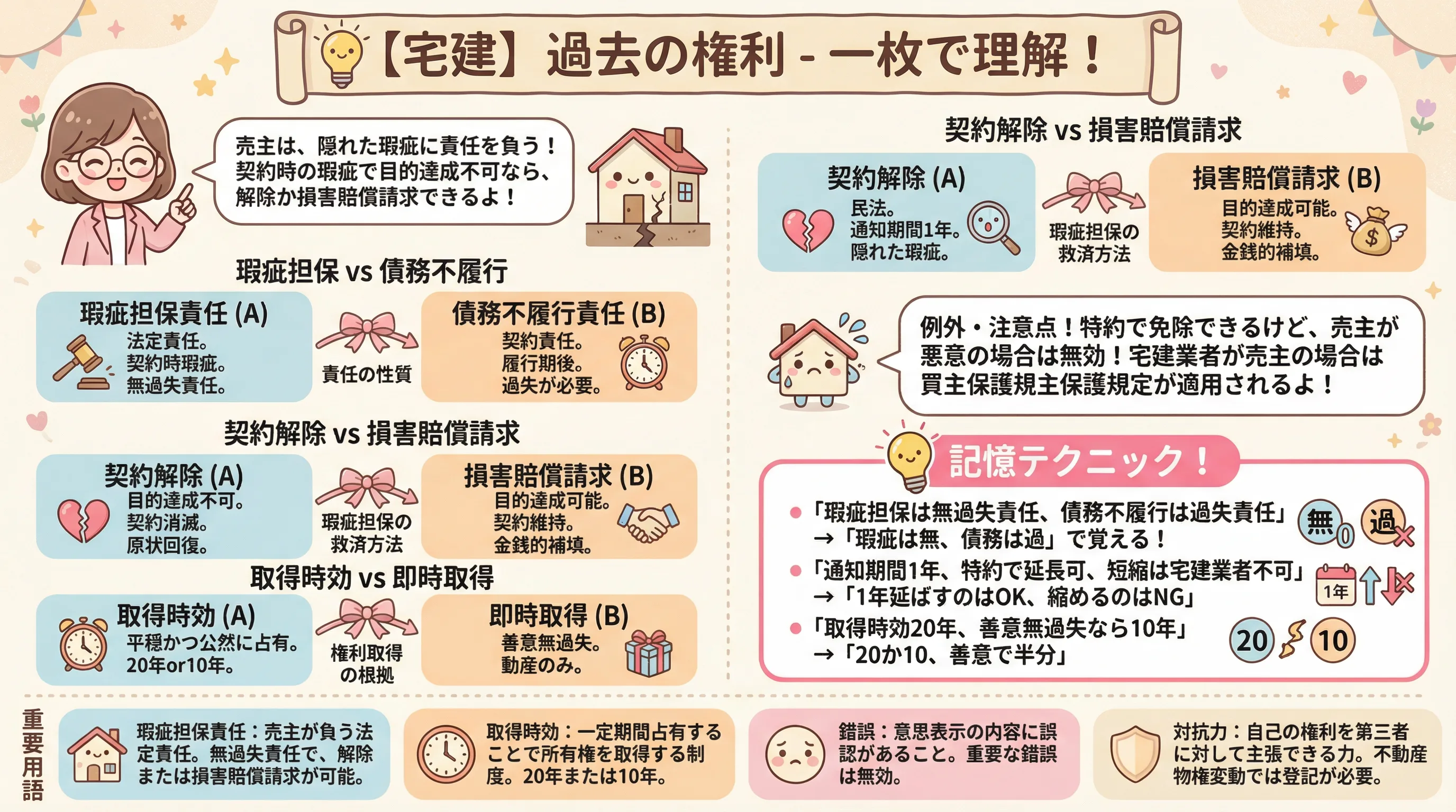 過去の権利のインフォグラフィック|民法(権利関係)