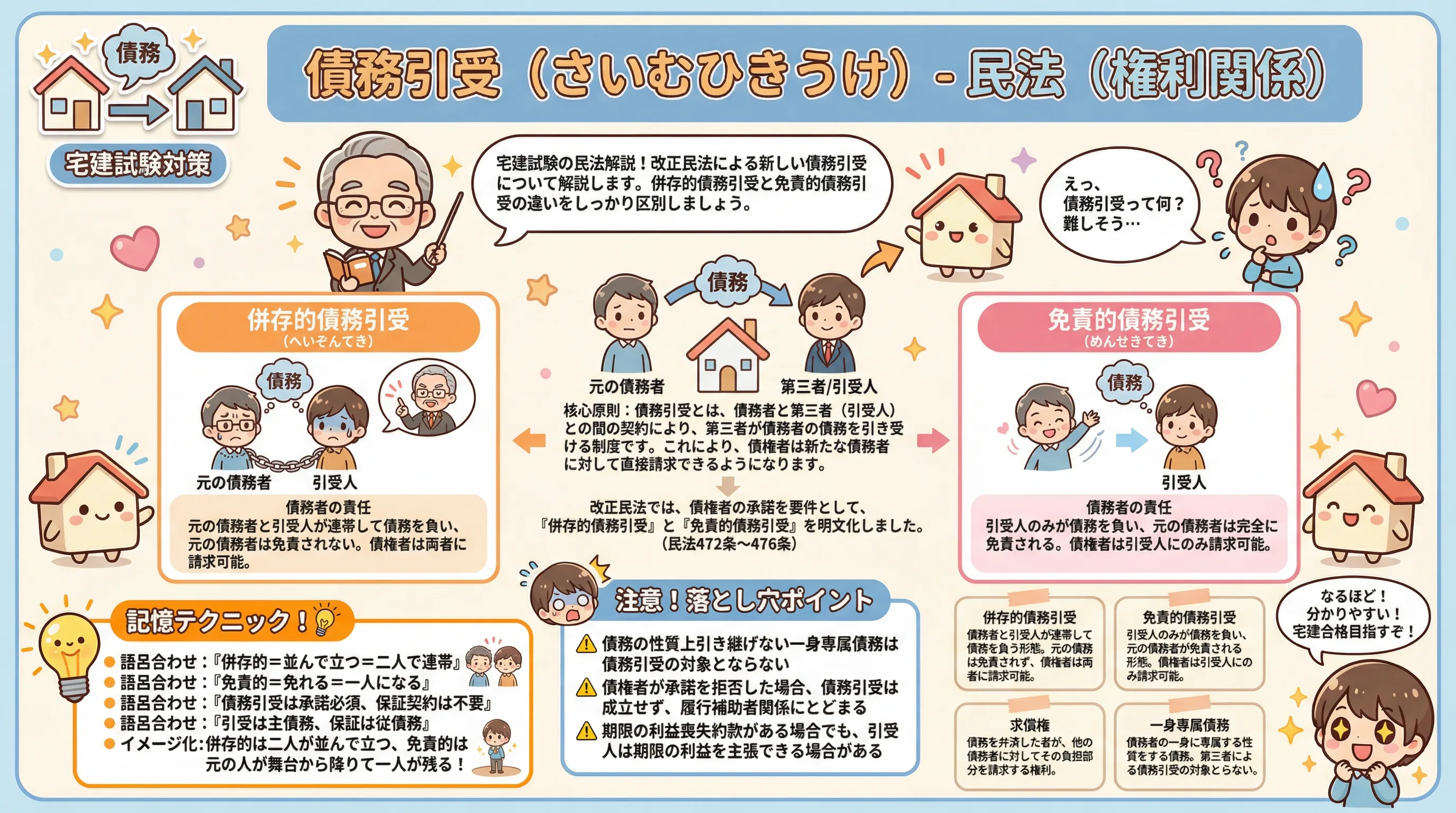 差引のインフォグラフィック|民法(権利関係)