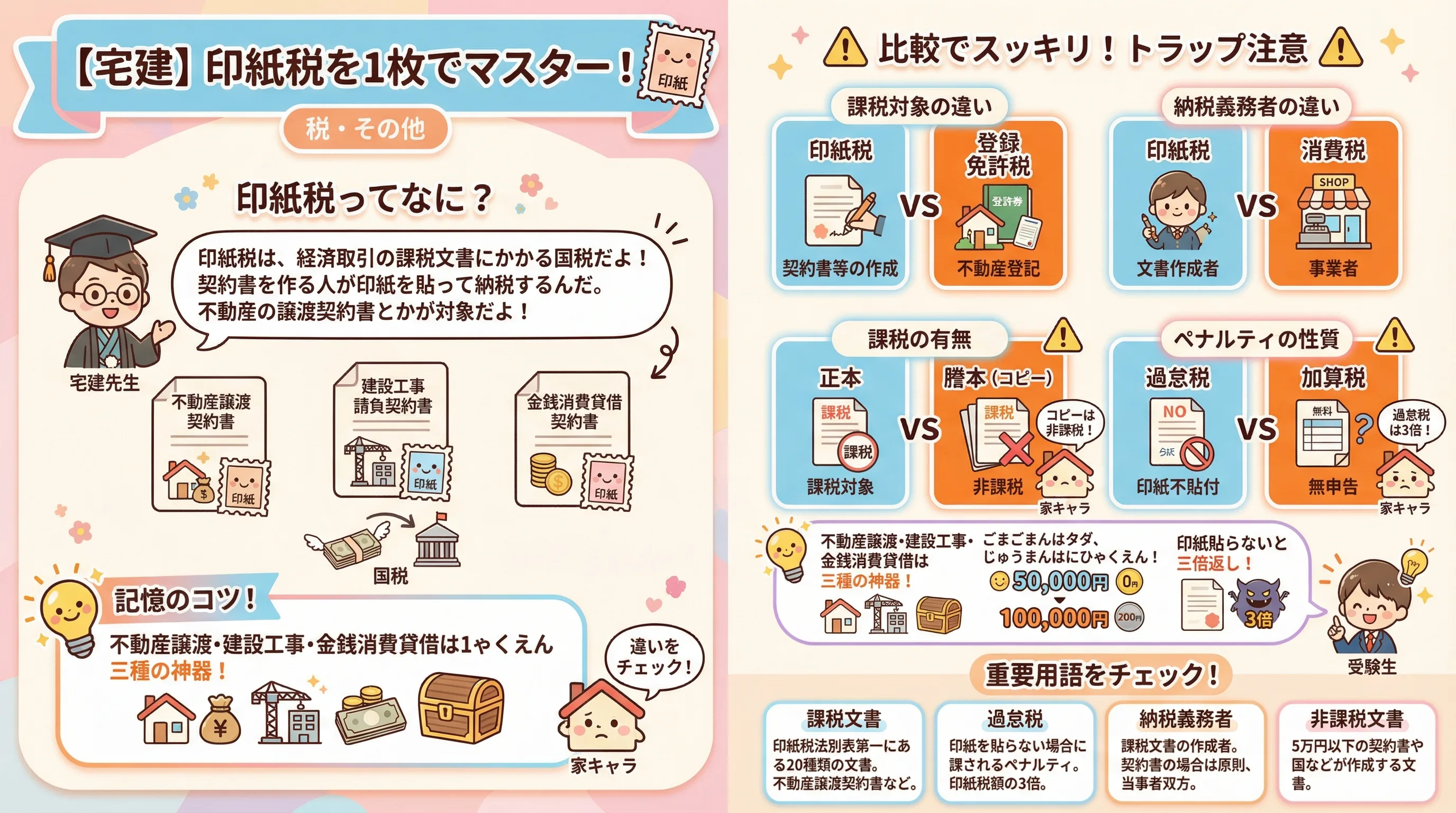 印紙税のインフォグラフィック|税・その他