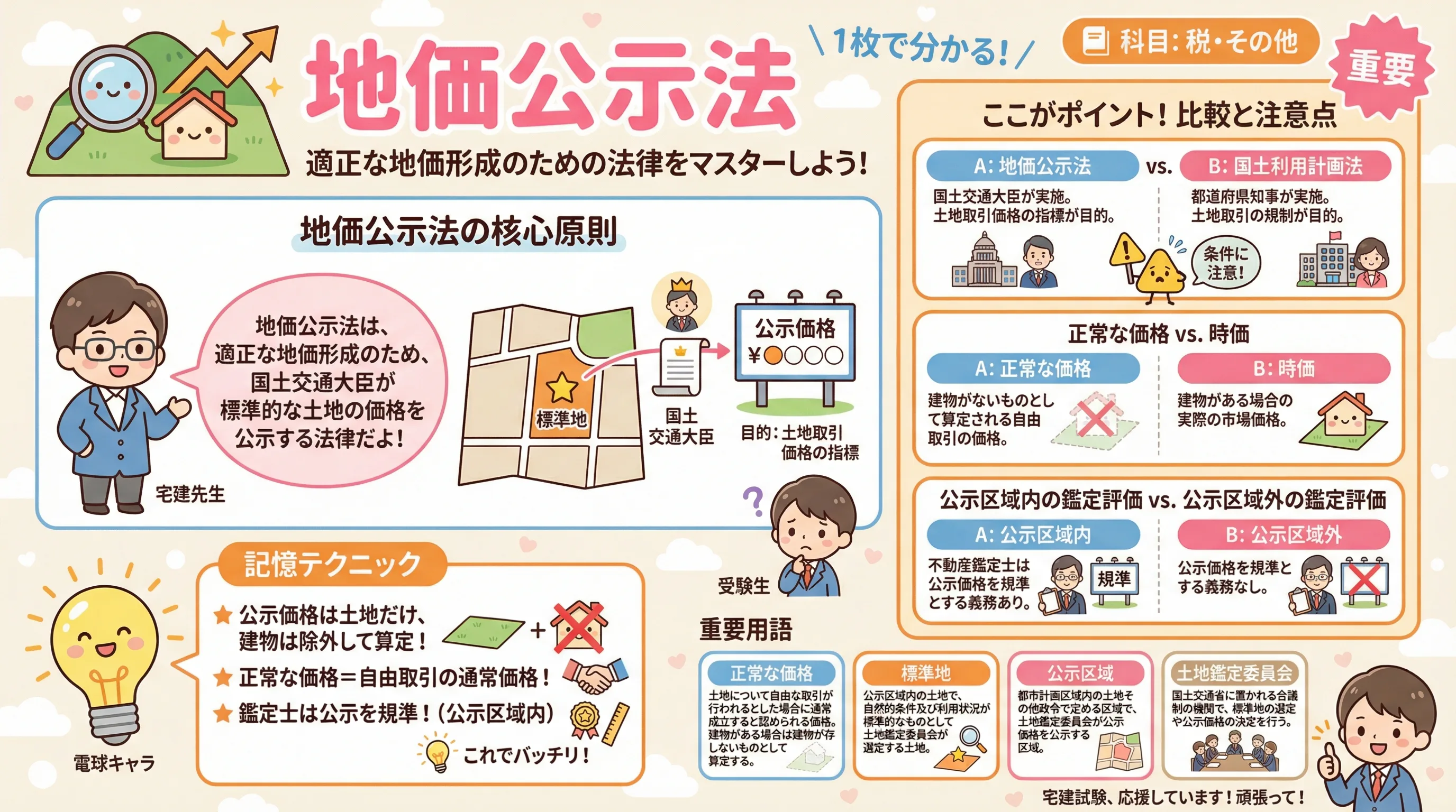 地価公示法のインフォグラフィック|税・その他
