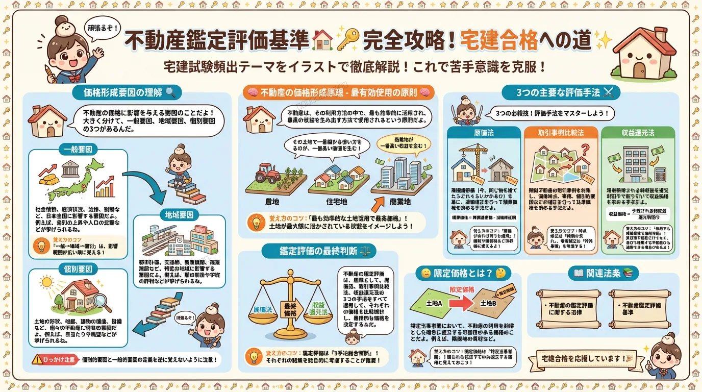 不動産鑑定評価基準の完全図解の図解|宅建業法