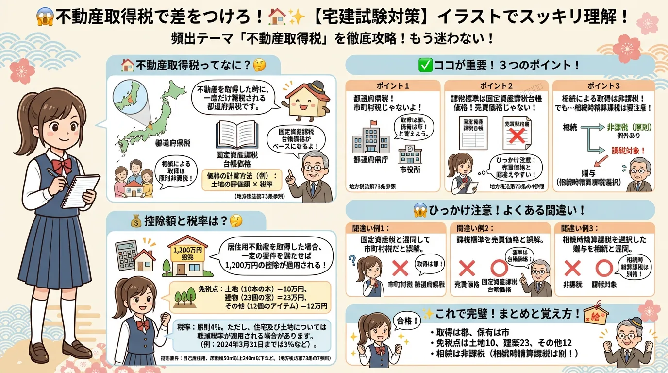 不動産取得税の完全図解の図解|税・その他