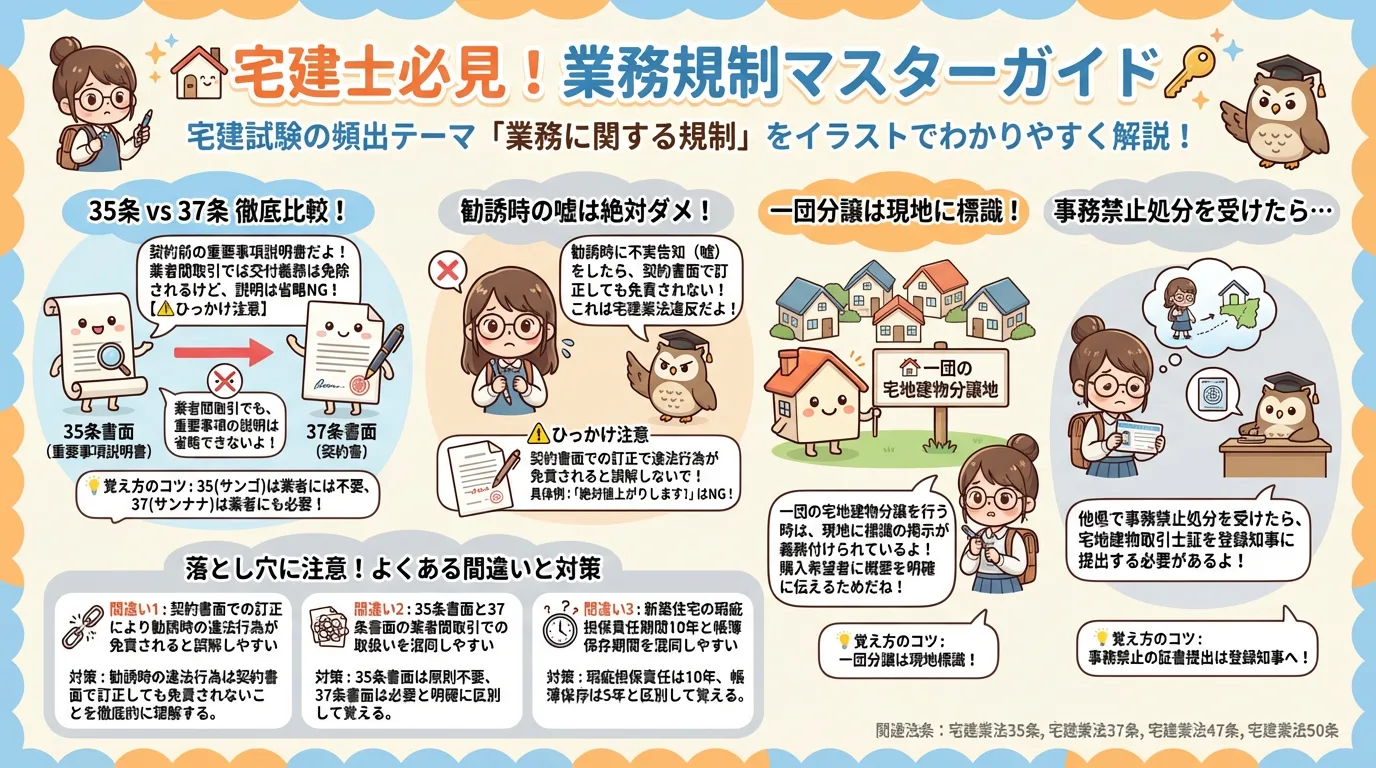 業務に関する規制の完全図解の図解|宅建業法