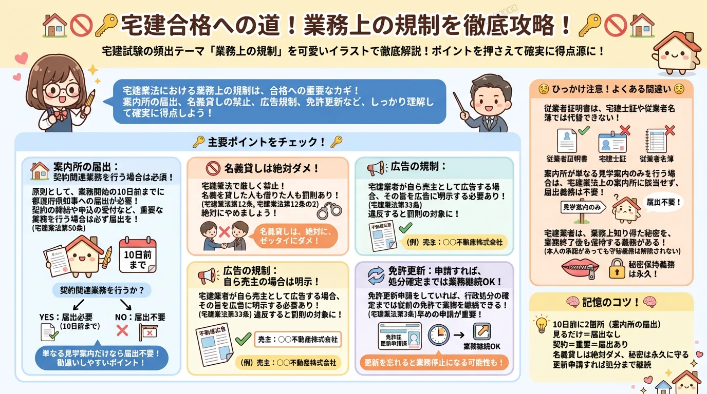 業務上の規制の完全図解の図解|宅建業法