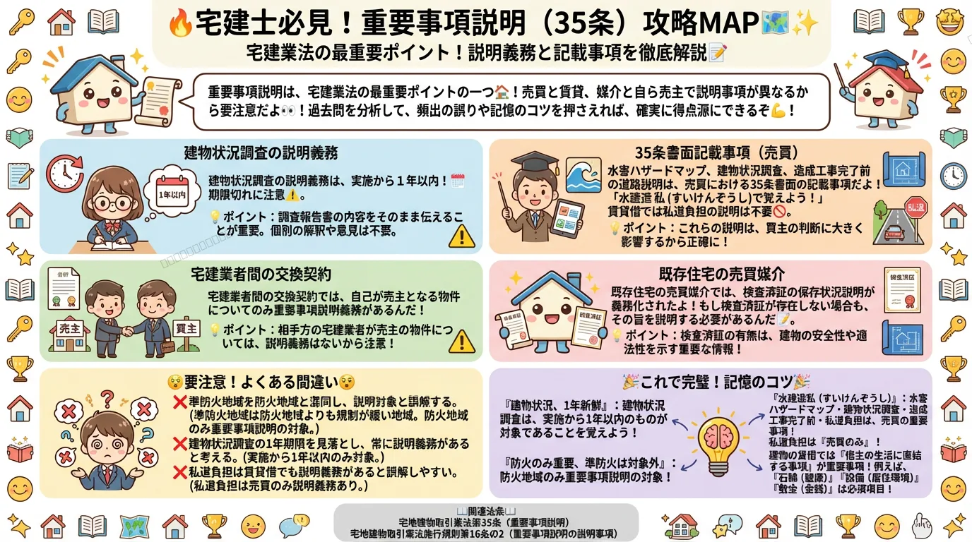 重要事項説明(35条)完全図解の図解|宅建業法