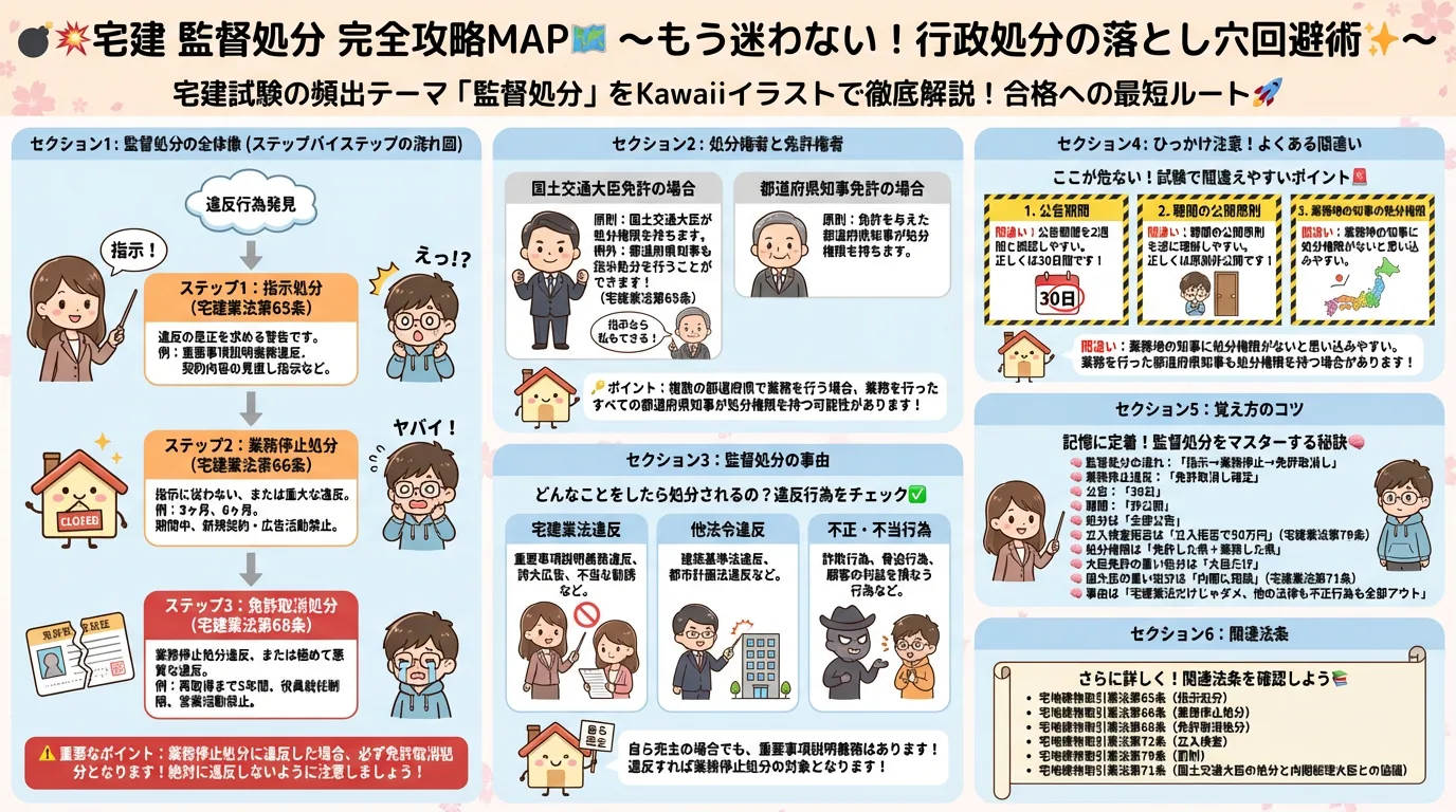 監督処分の完全図解の図解|宅建業法