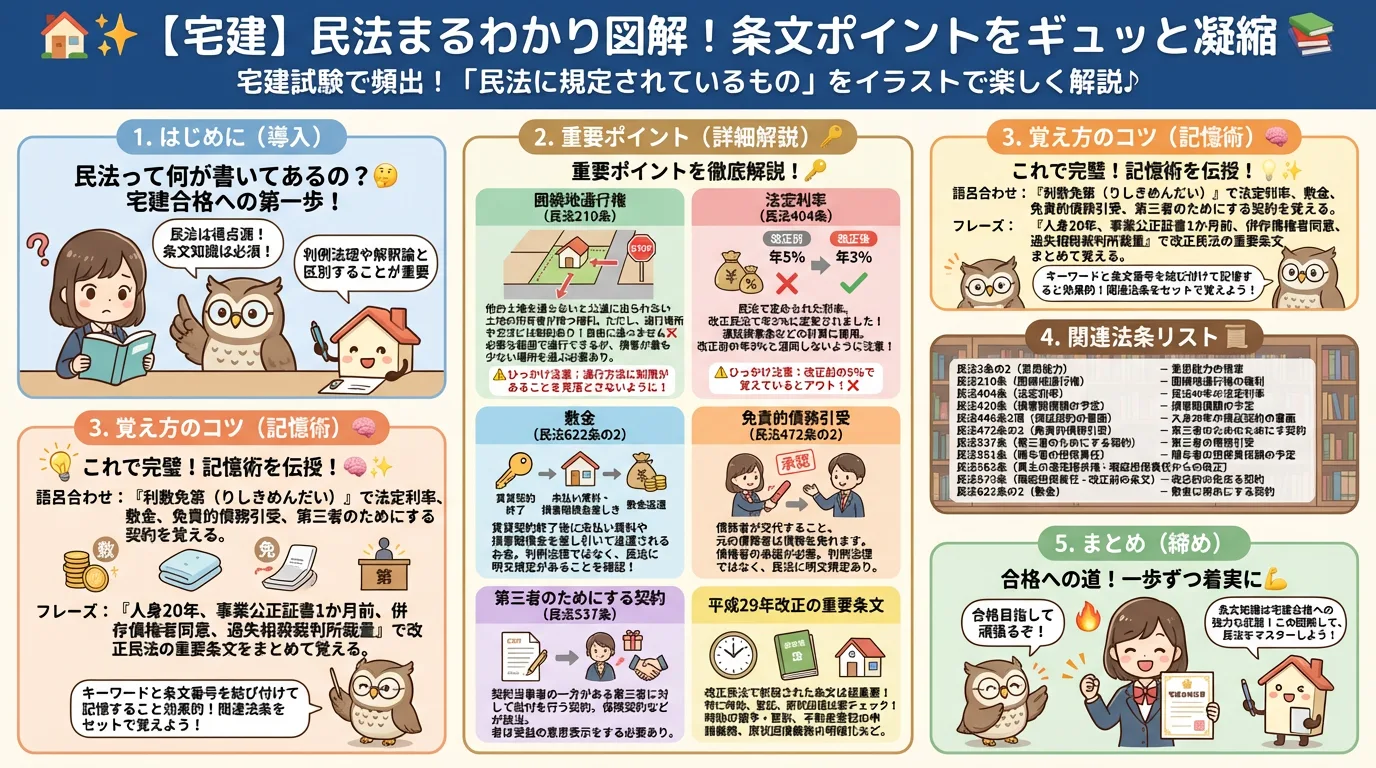 民法に規定されているものの完全図解の図解|民法(権利関係)