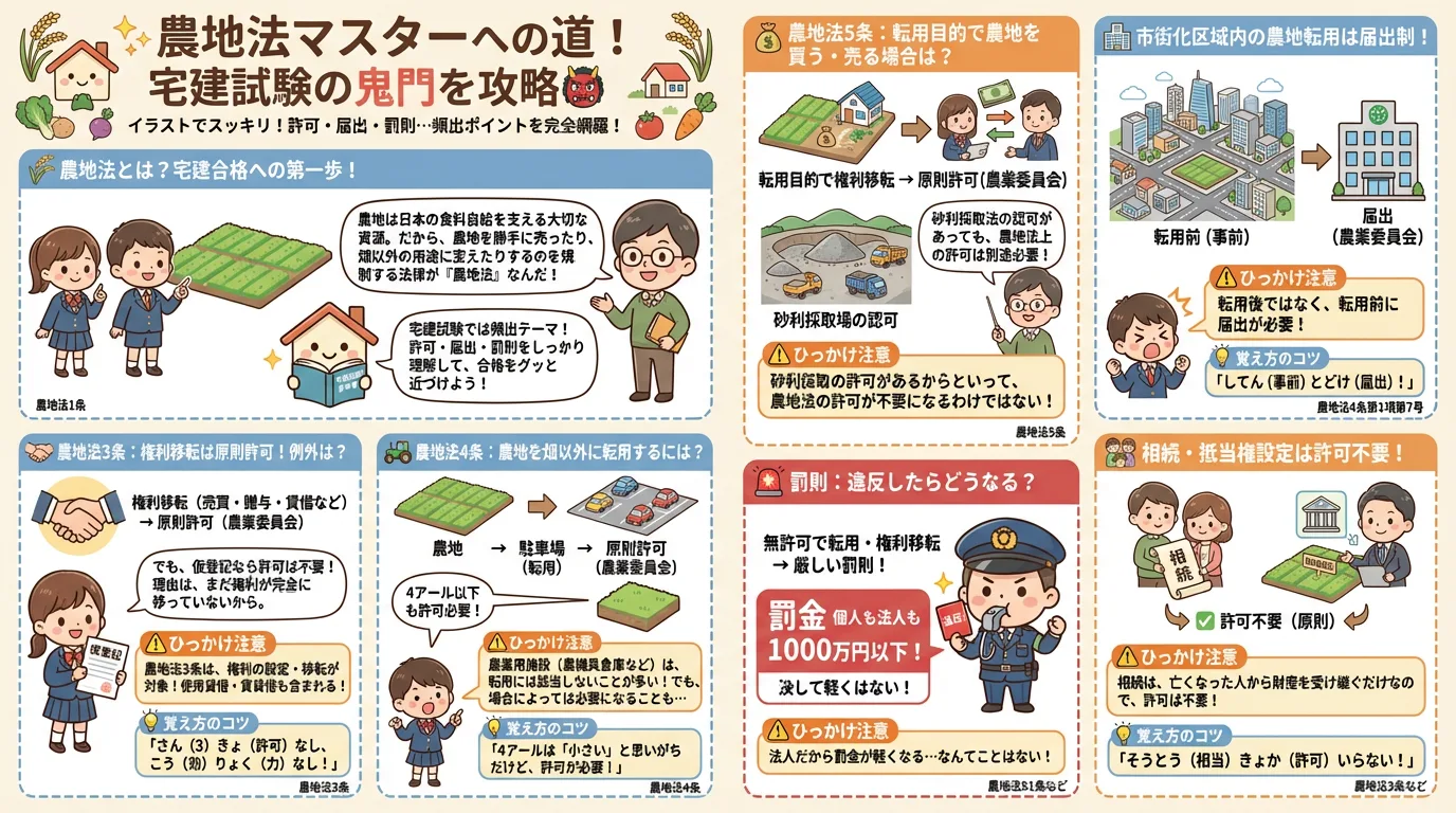 農地法の完全図解の図解|法令上の制限