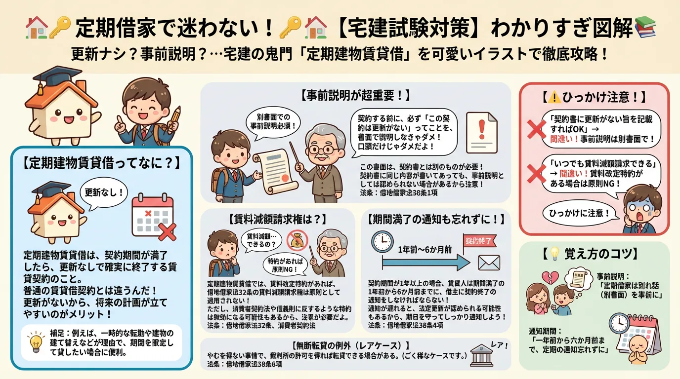 借地借家法(定期建物賃貸借)の完全図解の図解|民法(権利関係)