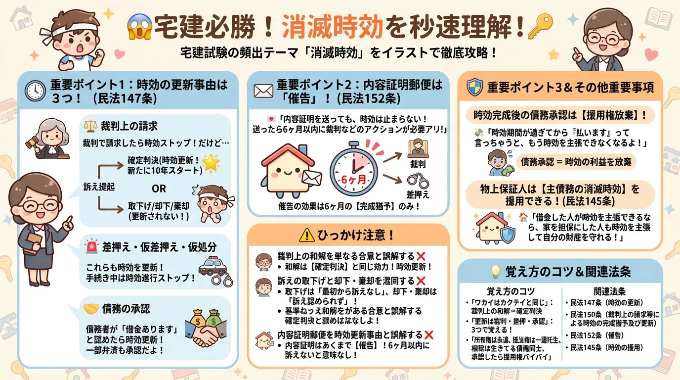 消滅時効の完全図解の図解|民法(権利関係)