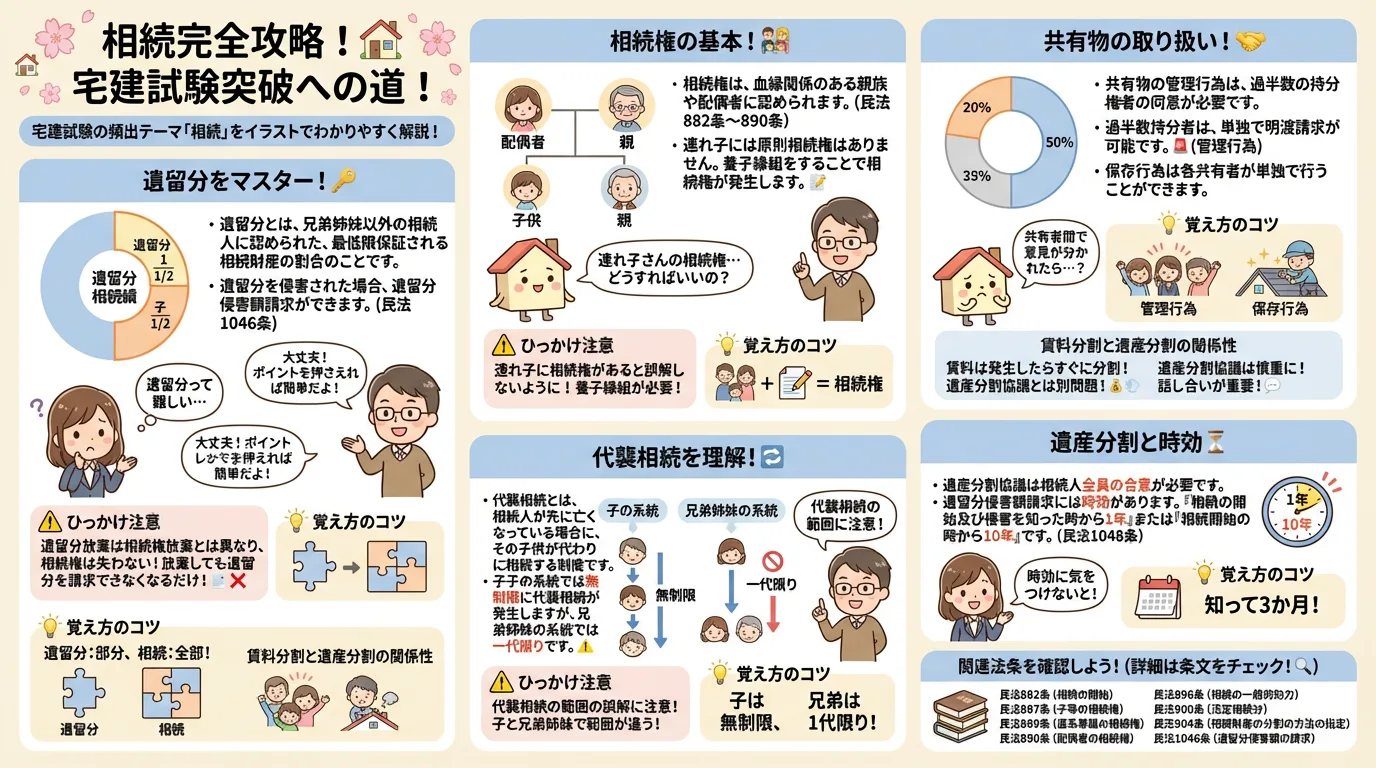 相続の完全図解の図解|民法(権利関係)