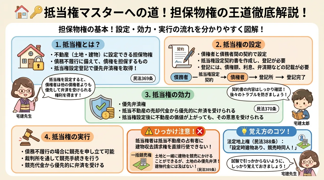 抵当権の基本と実務図解の図解|民法(権利関係)