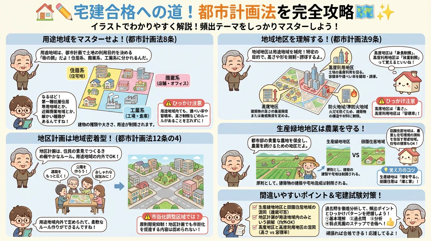 都市計画法の完全図解の図解|法令上の制限