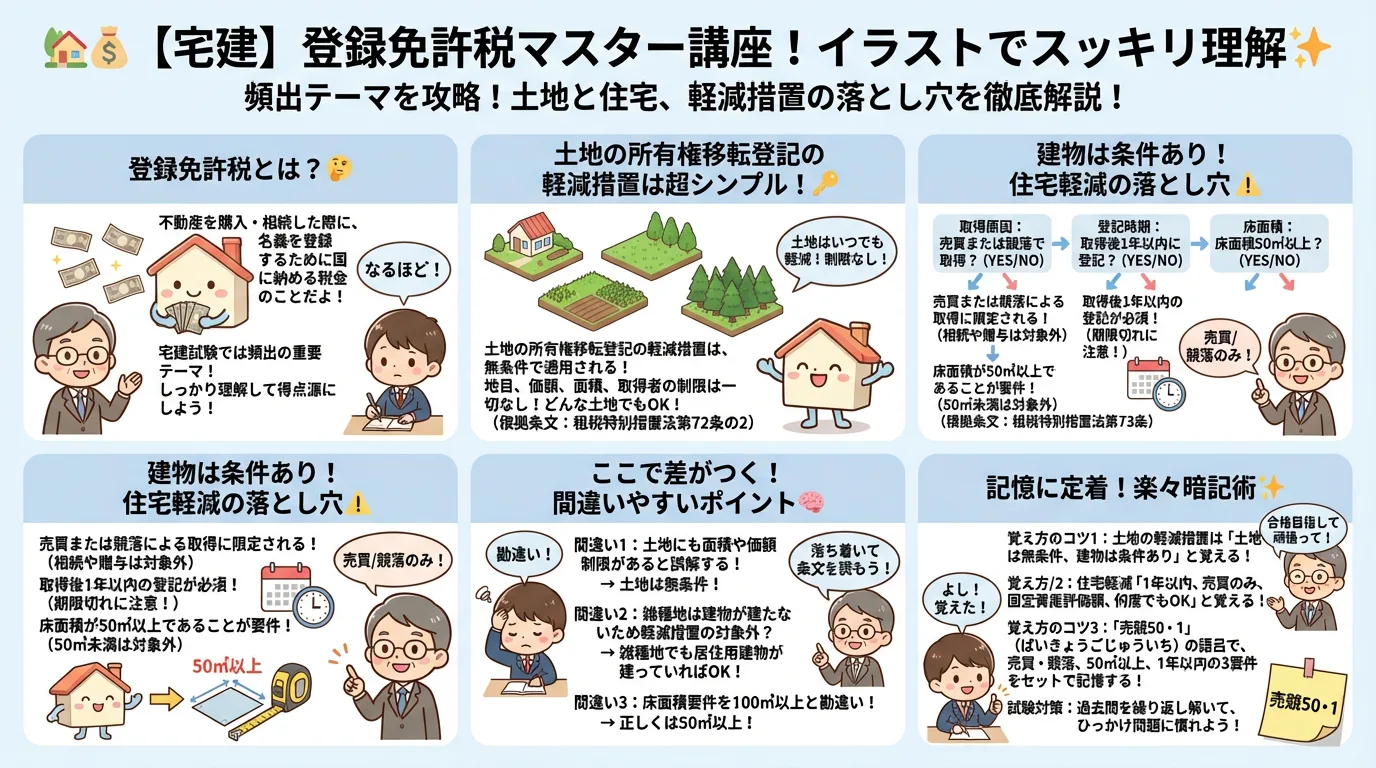 登録免許税の完全図解の図解|宅建業法